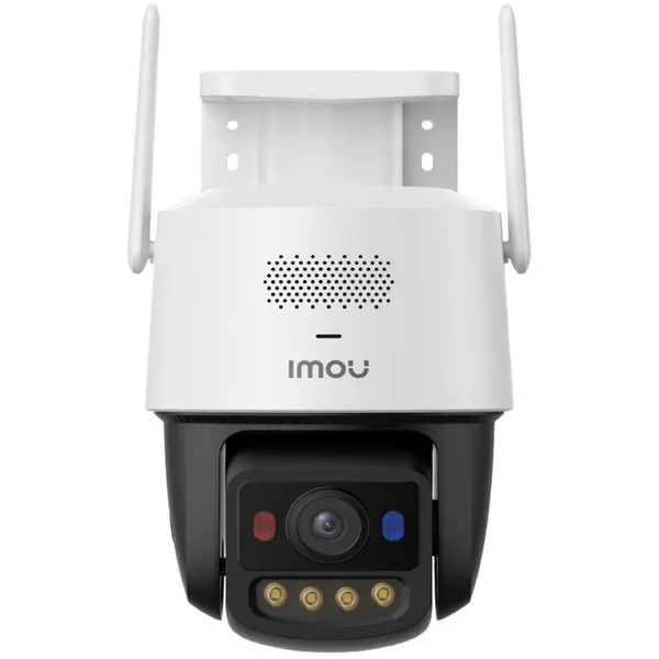 Camera IP de Supraveghere pentru Exterior Titan Pro 6MP Rezolutie 3K+ Aurora Full-Color Night Vision IR+LED 30M Wi-Fi 2.4/5Ghz PoE IP66 Alb/Negru