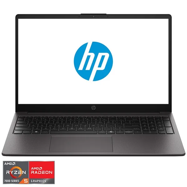 Laptop HP 255R G10 cu procesor AMD Ryzen™ 5 7535U pana la 4.55 GHz, 15.6" Full HD, IPS, 16GB DDR5, 512GB SSD, AMD Radeon 660M, Free DOS
