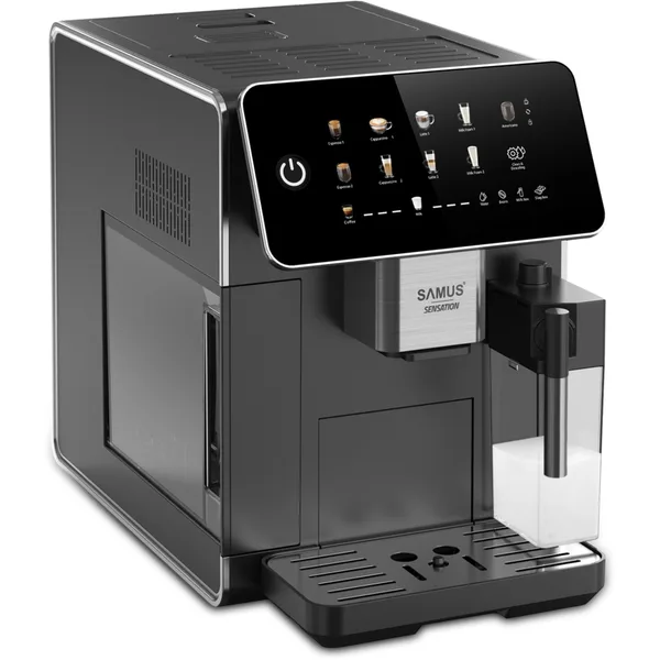Espressor Cafea Automat Sensation Rasnita Profesionala Interfata Digitala Ecran IMD 1.5l 1350W Negru