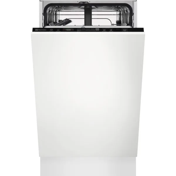 Masina de spalat vase incorporabila Electrolux EES42210L, 9 seturi, 8 programe, Clasa E, SatelliteClean, AirDry, Quick Select, Proiectare luminoasa, 45 cm, Alb