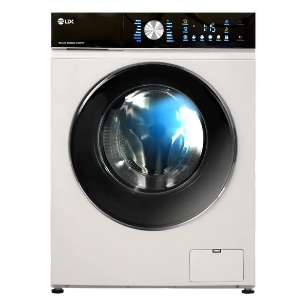 Masina de Spalat Rufe Queen 914DITW Capacitate 9KG 1400RPM 16 Programe Control Touch Motor Inverter Clasa A Alb